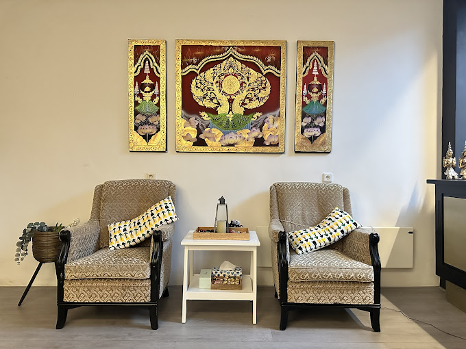 afbeelding salon binnen mooie afbeelding aan de muur